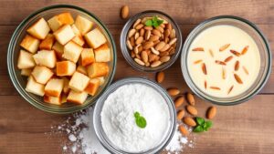 almond bread pudding recipe