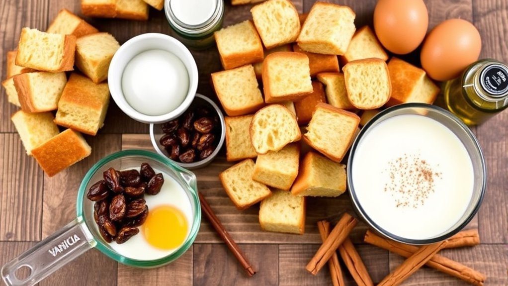 amish bread pudding ingredients list