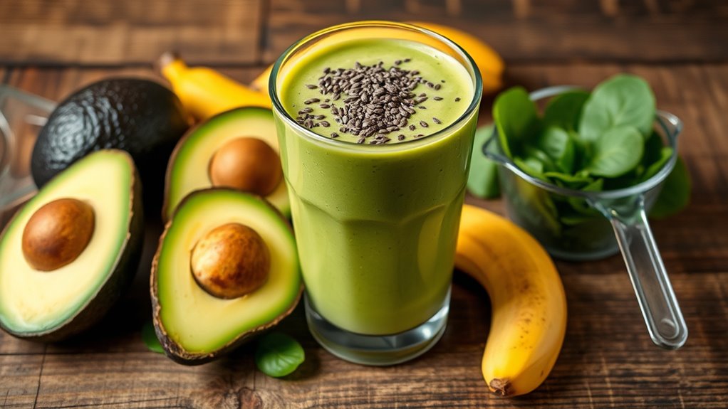avocado smoothie ingredient list