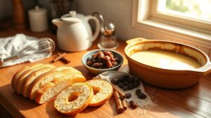 bagel bread pudding recipe