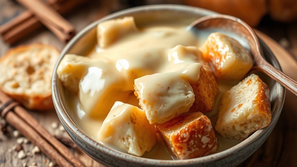 bagel pudding preparation steps