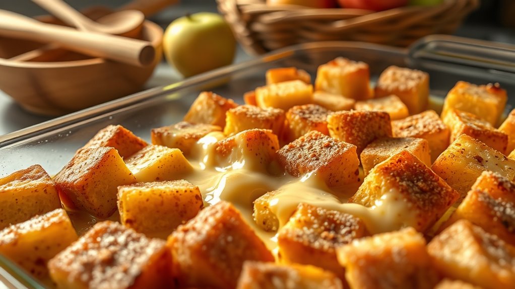 bake apple cider pudding