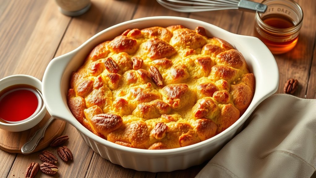 bake bread pudding evenly