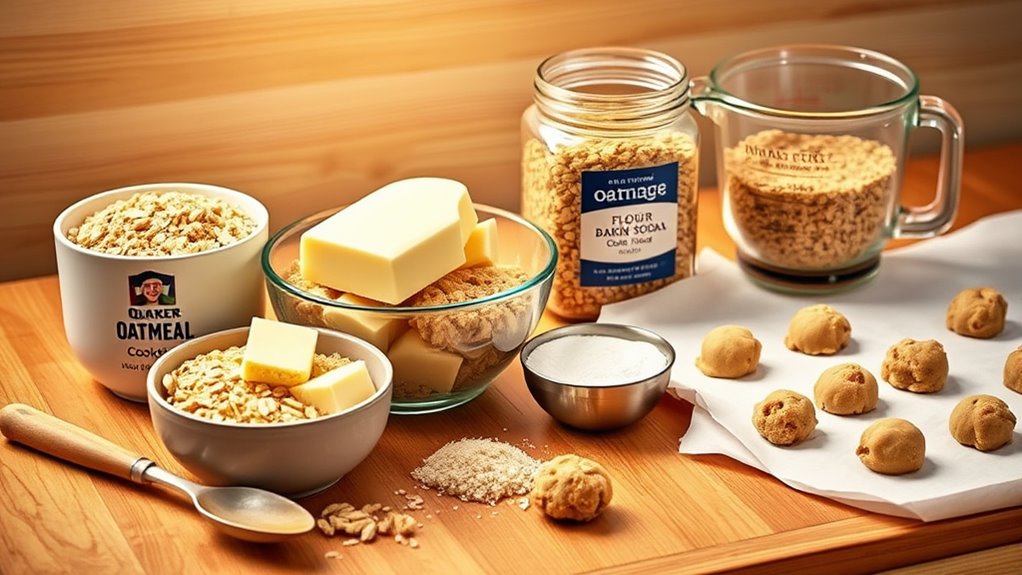 bake delicious oatmeal cookies