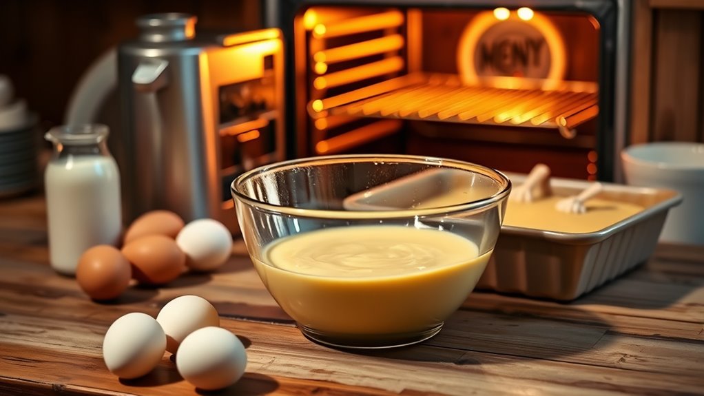 bake pudding at 350 f