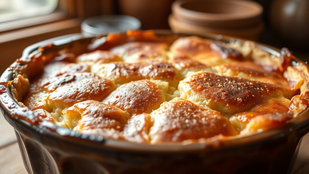 baking amish bread pudding