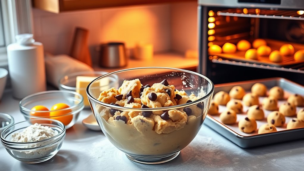 baking cookies step by step