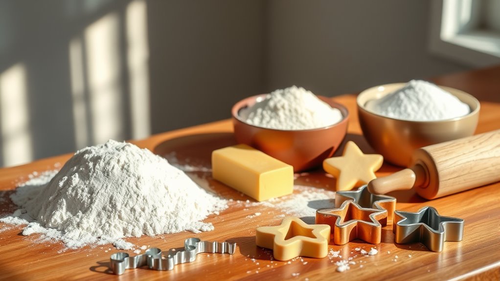 baking preparations for cookies
