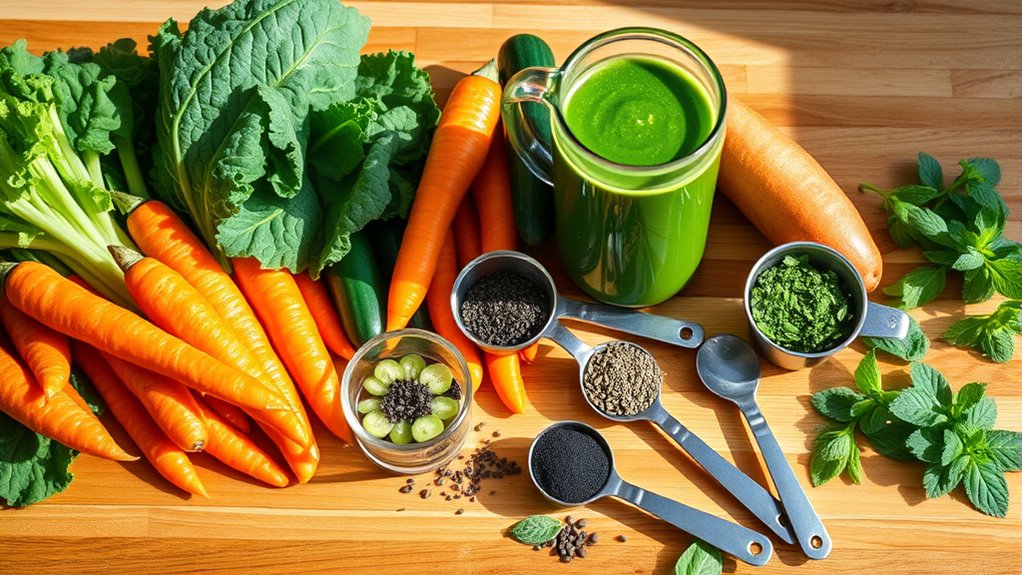 balanced vegetable smoothie recipe