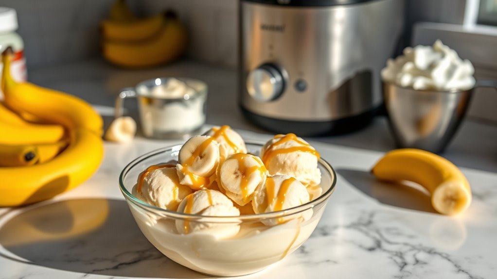 banana preparation and chilling