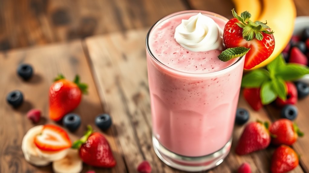 banana strawberry smoothie recipe
