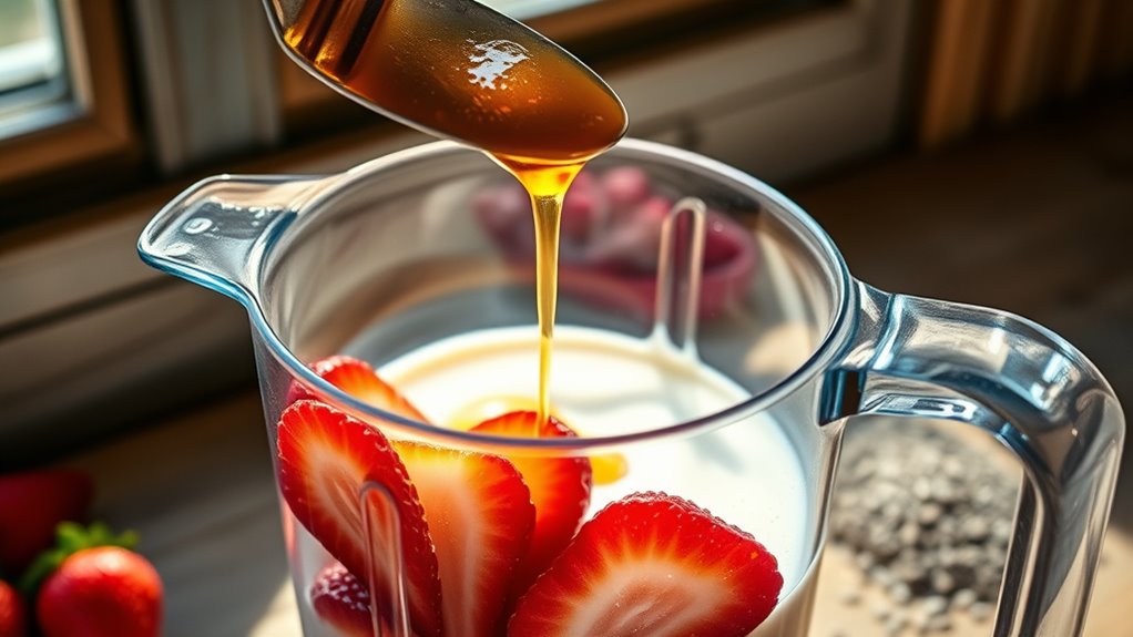 blend nutritious smoothie ingredients