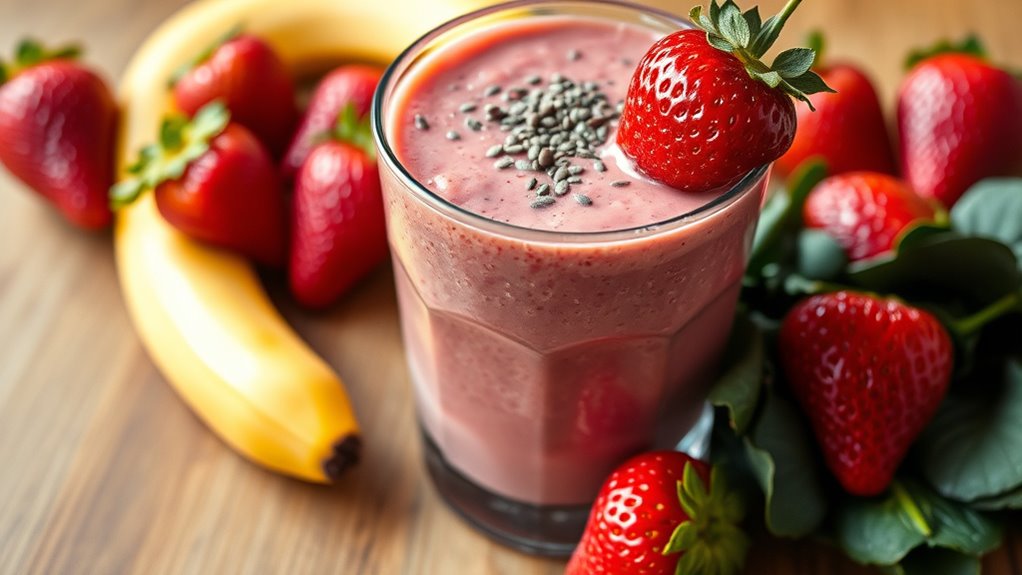 blend strawberries with alternatives