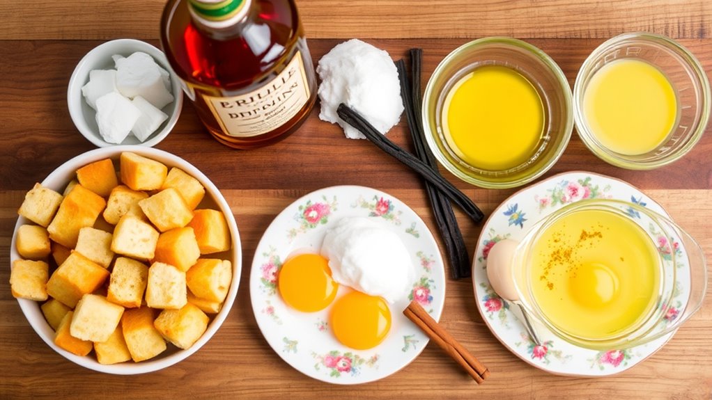 bourbon bread pudding ingredients