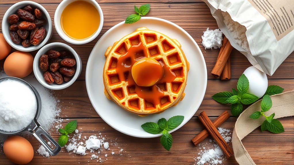 bread pudding waffle ingredients