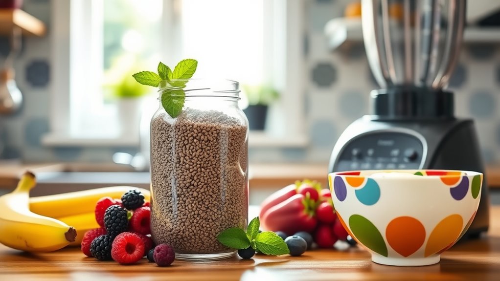 chia seed smoothie preparation tips
