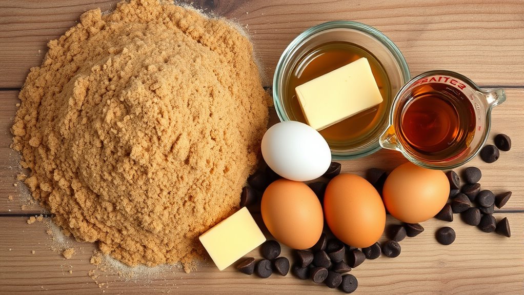 chocolate chip cookie ingredients
