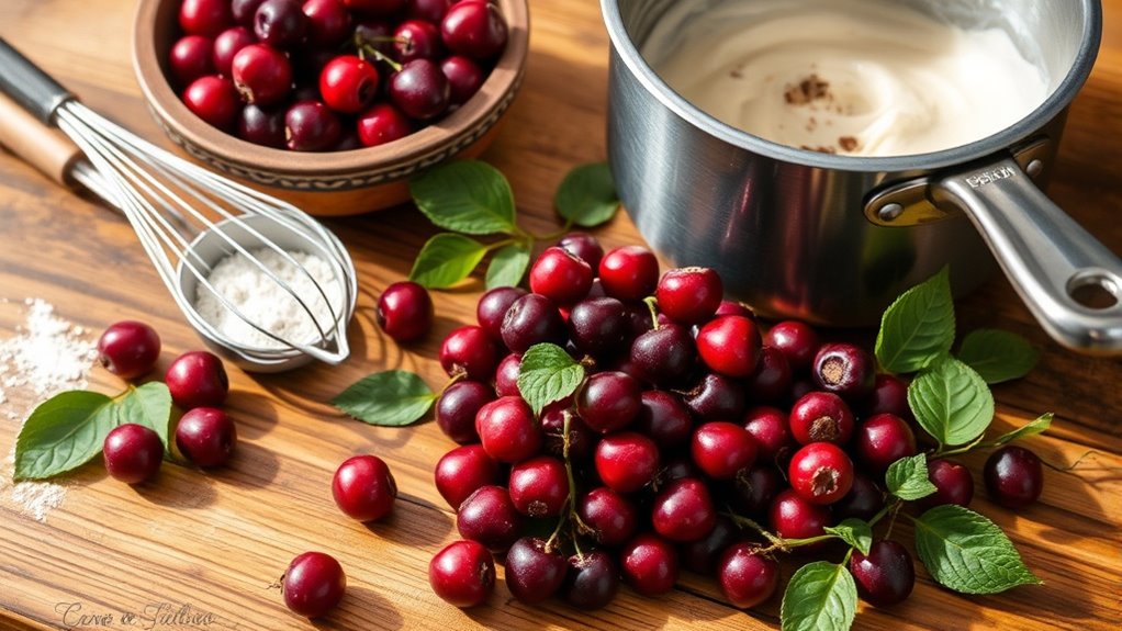 chokecherry pudding preparation steps