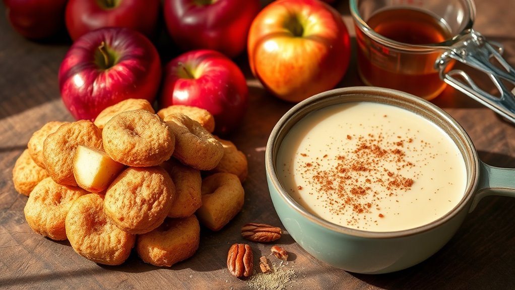 cozy apple cider pudding