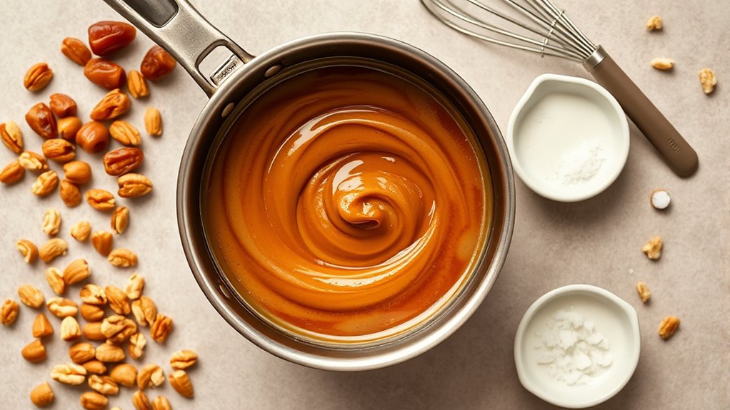 creamy date nut pudding