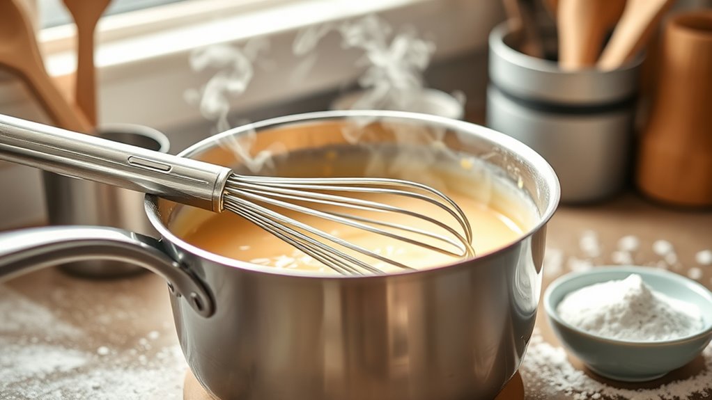 creamy pudding preparation steps