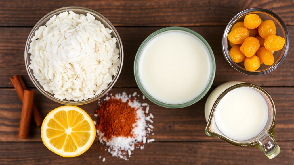 creamy spanish rice pudding