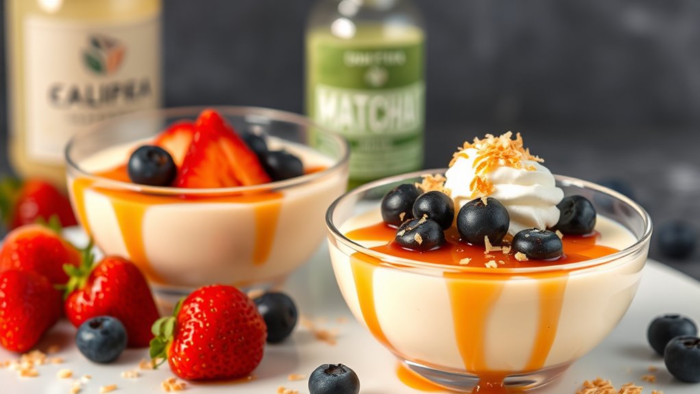 customize chilled pudding toppings