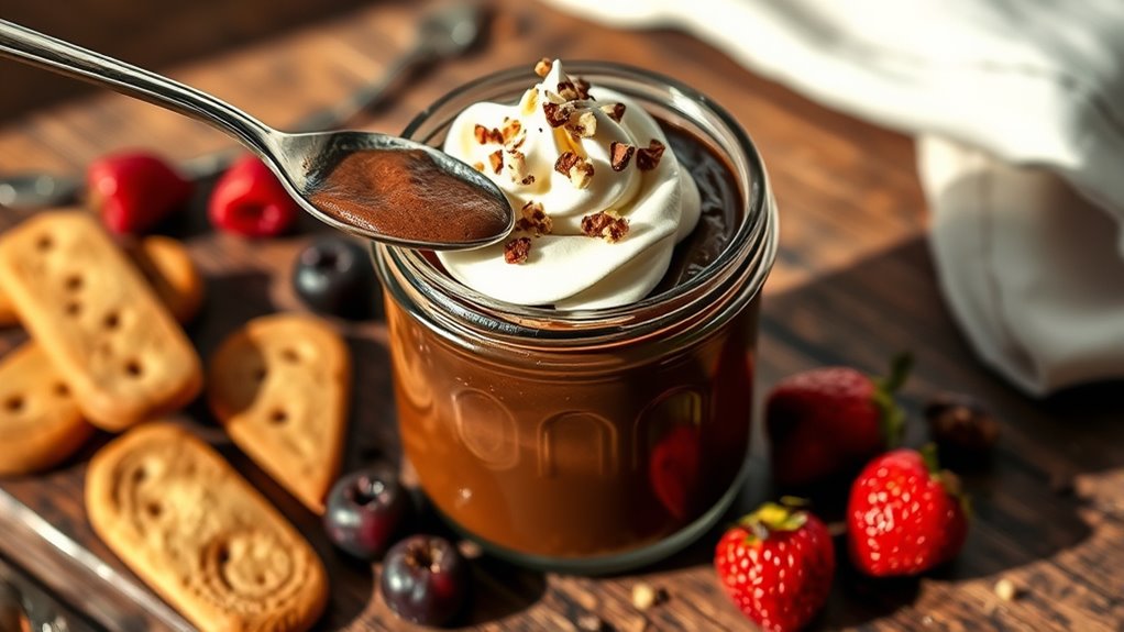customize your nutella pudding
