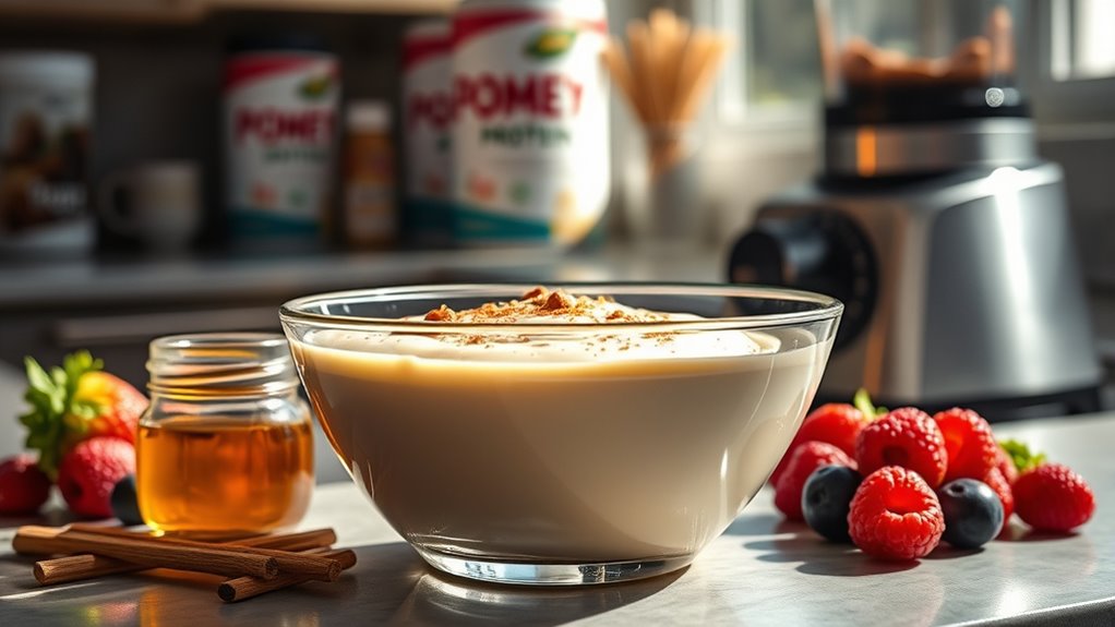 customize your protein pudding