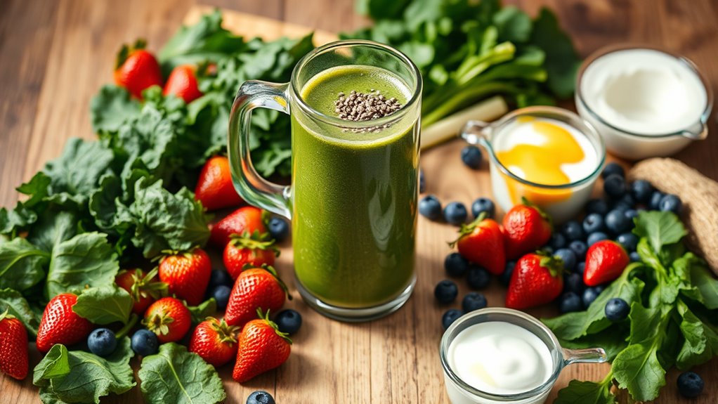 detox smoothie ingredient balance