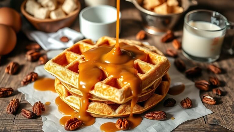 easy bread pudding waffles