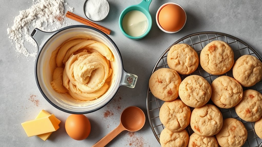 easy snickerdoodle cookie recipe