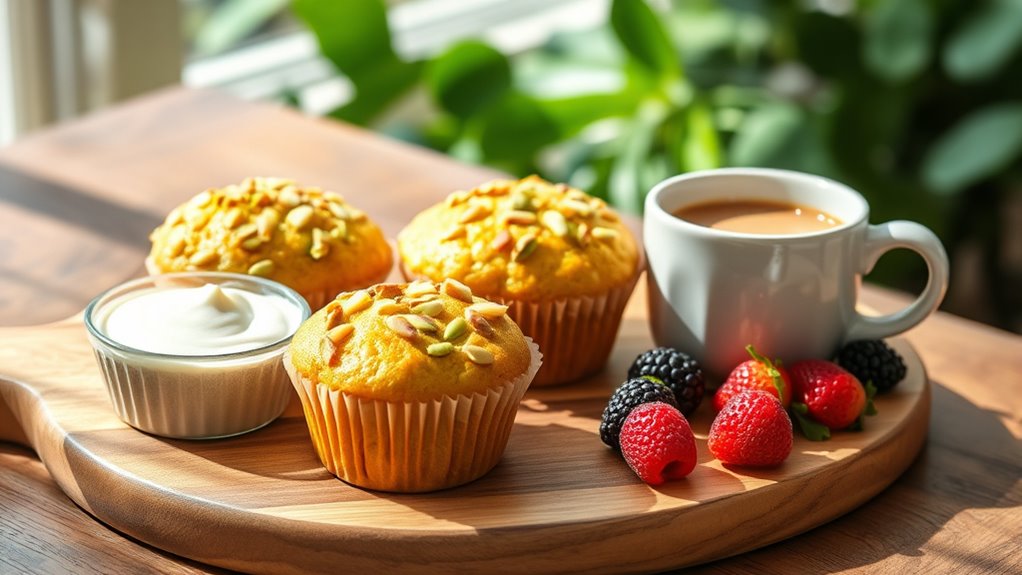 elegant muffin serving ideas