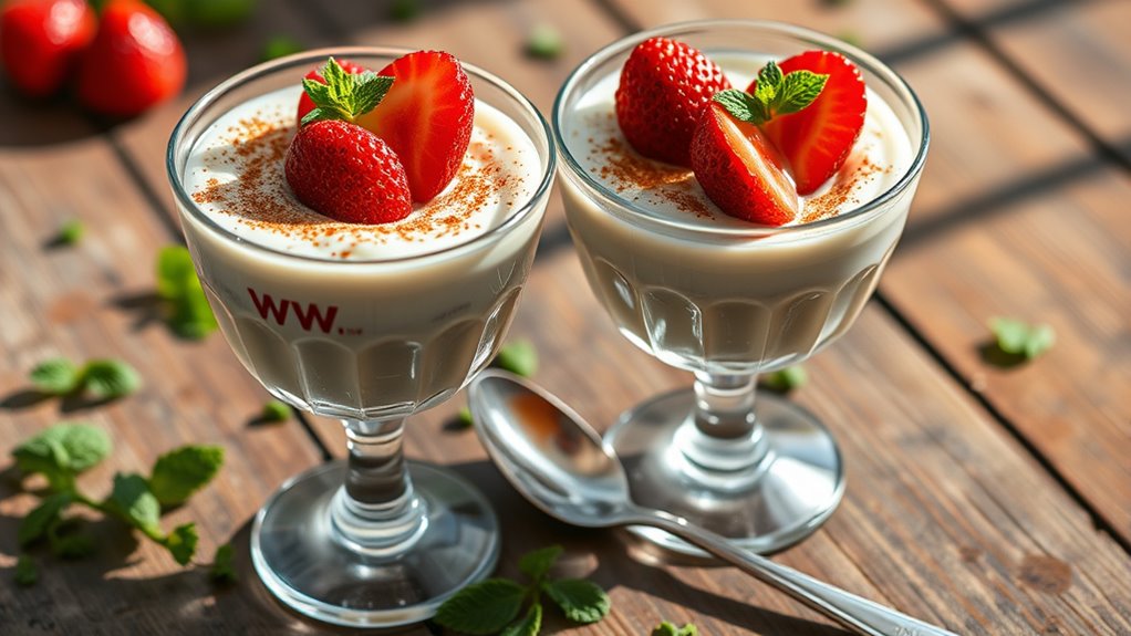 elegant pudding presentation tips