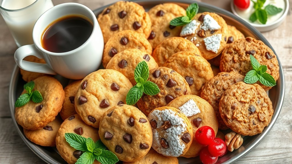 elevate cookie serving presentation