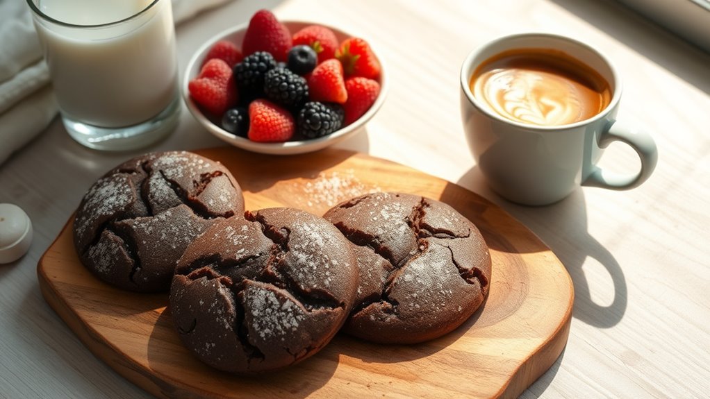 elevate cookie serving presentation