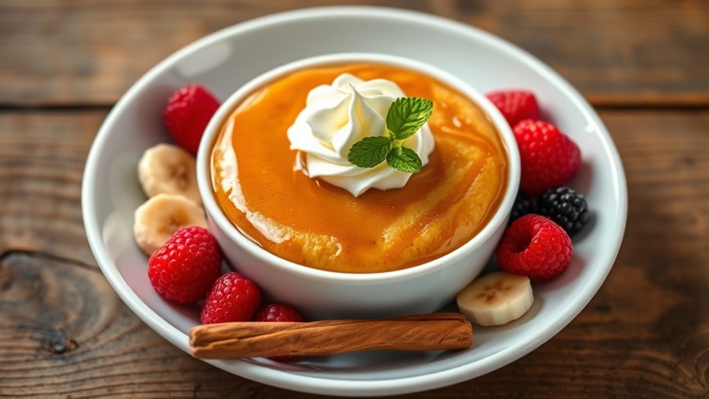 elevate indian pudding presentation
