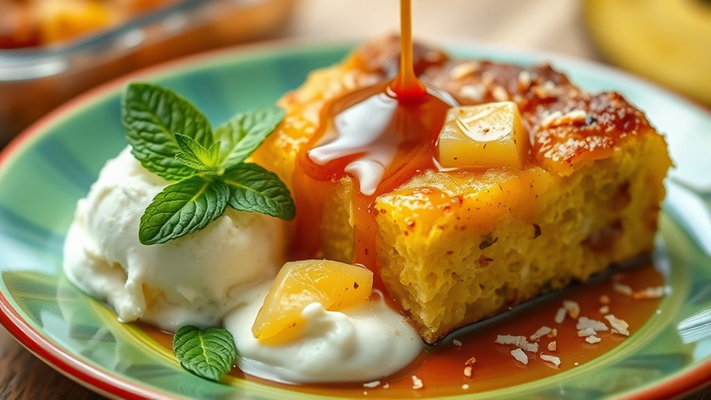 elevate pineapple bread pudding