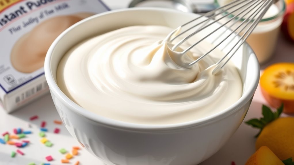 elevate pudding icing creatively