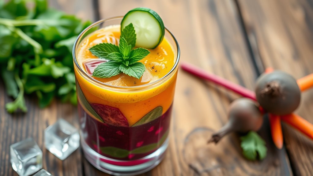 elevate smoothie presentation artfully