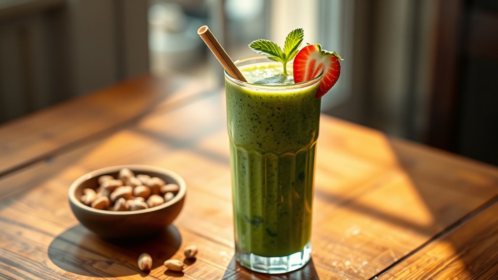 elevate smoothie serving aesthetics
