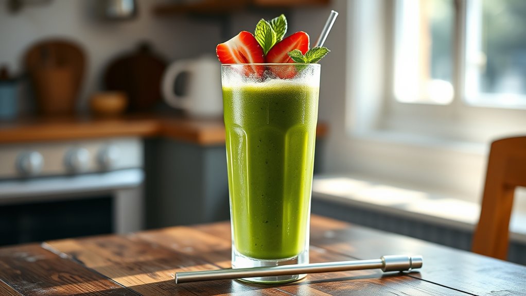 elevate smoothie serving presentation