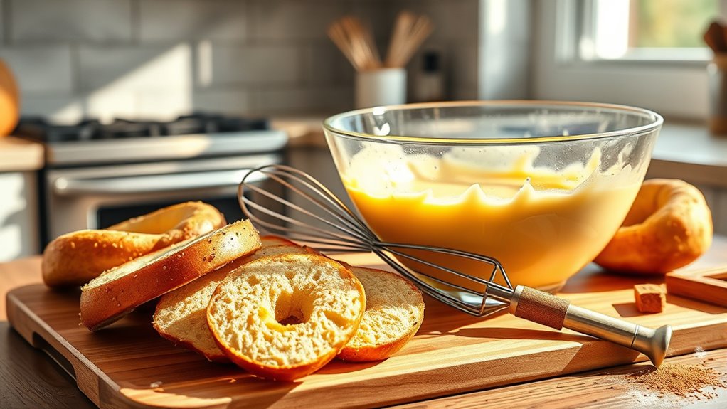 elevate your bagel pudding
