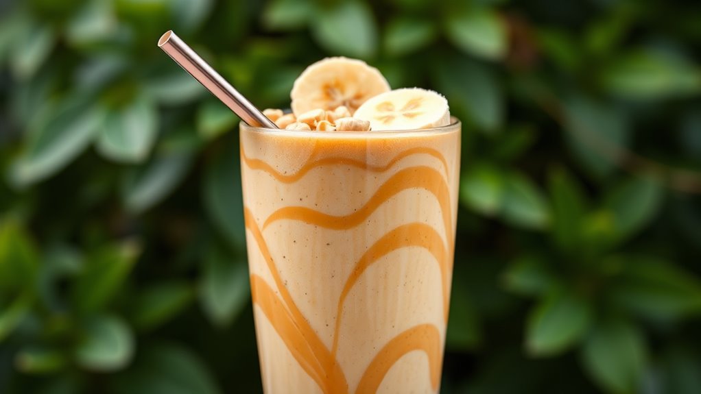 enhance smoothie presentation creatively