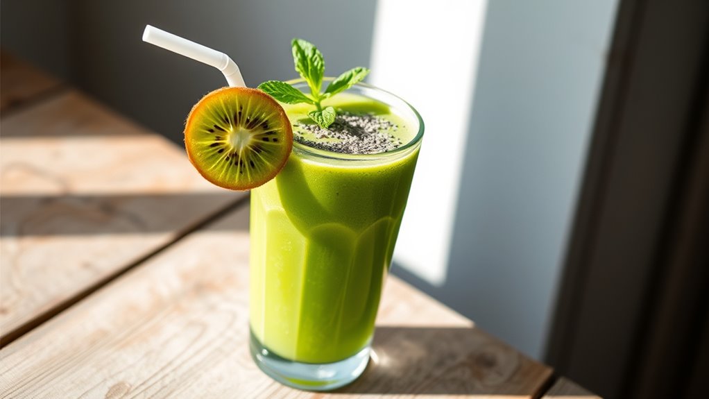 enhance smoothie presentation creatively