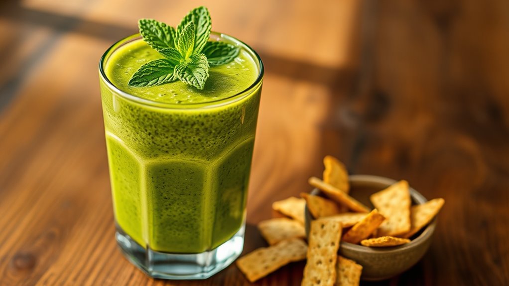 enhance smoothie presentation style