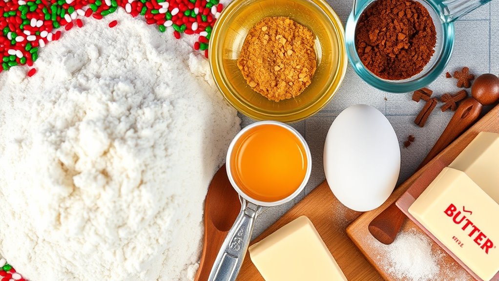 flexible christmas cookie ingredients