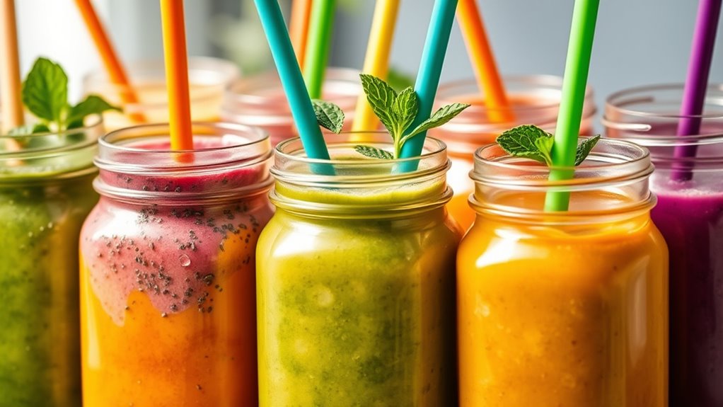 fresh organic detox smoothies