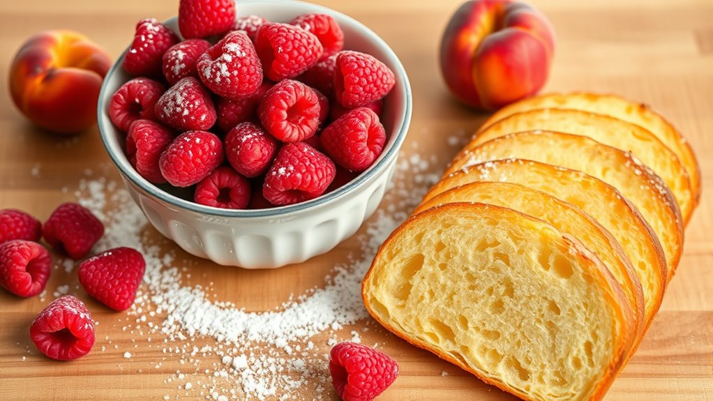 gather ingredients for pudding