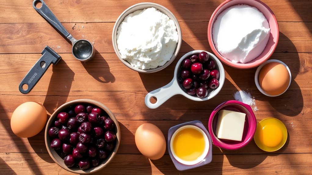 gather precise ingredient quantities